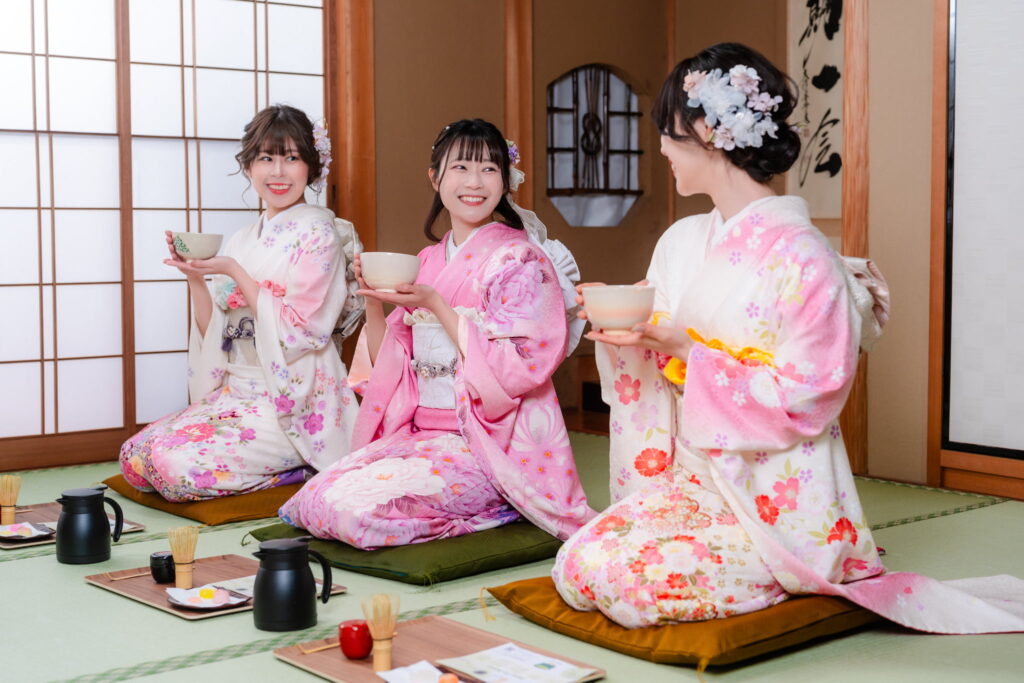 Tea Ceremony Furisode